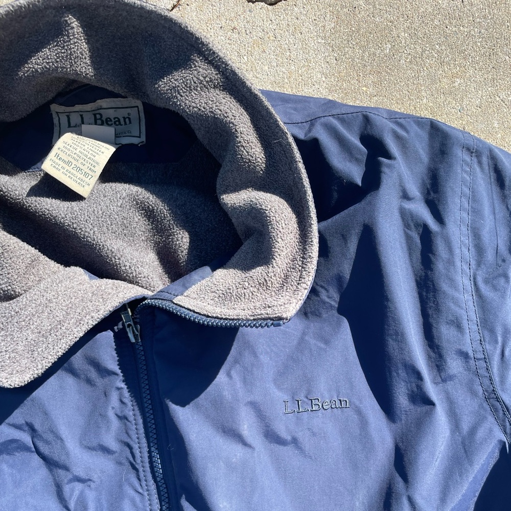 Men’s navy blue LLBean Jacket